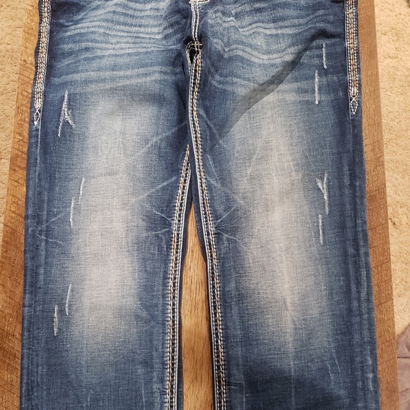 Rock Revival Jelina easy crop jean NWOT